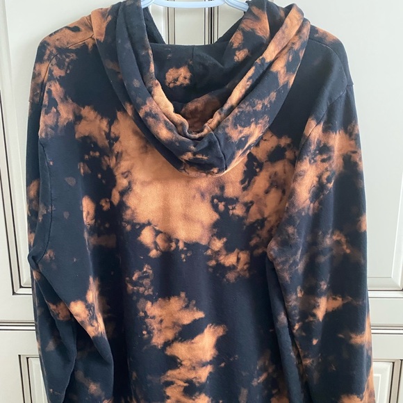 Black Tie Dye Hoodie - Picture 2 of 2
